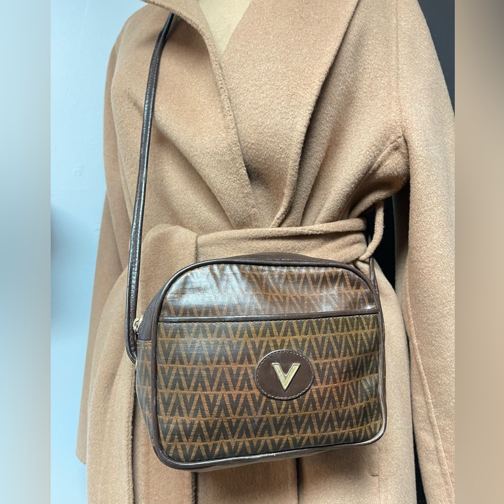 Authentic Mario Valentino brown crossbody bag